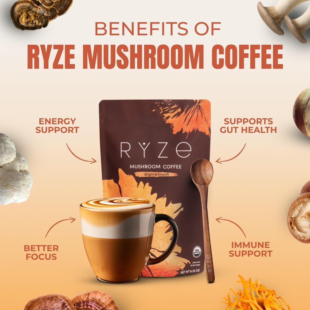 RYZE Organic Mushroom Coffee