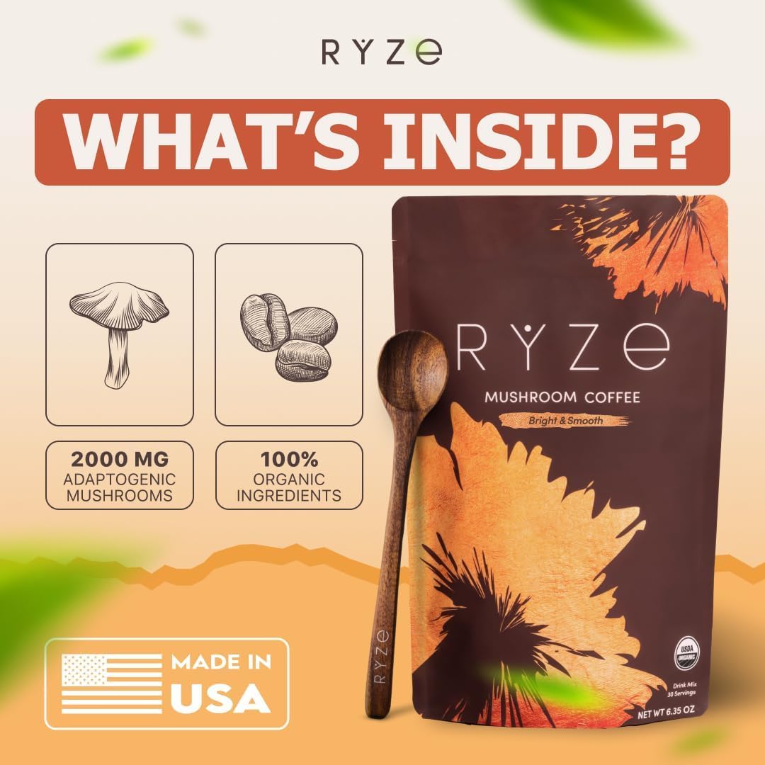 RYZE Organic Mushroom Coffee